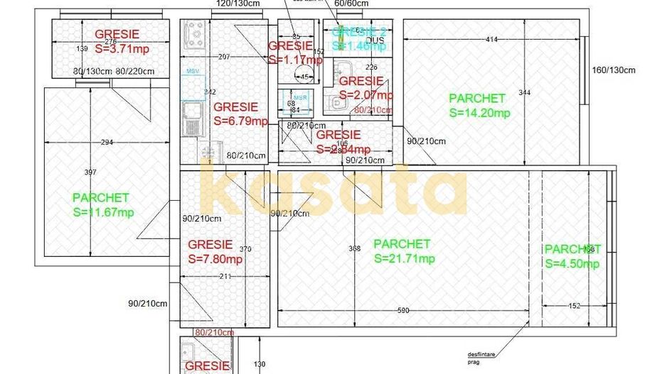 Inchiriez 3 camere spațioase, renovat, 2 băi – Aviator Popișteanu - Poză 8