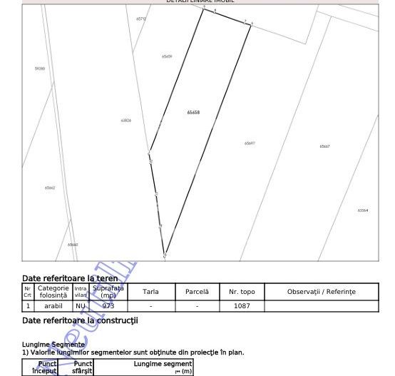 Teren Investiție | 25 €/mp | Acces Drum Metropolitan OSORHEI - Poză 8