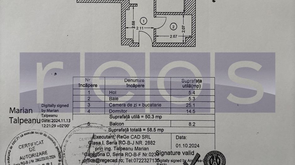 VANZARE APARTAMENT 2 CAMERE UNIRII BLOC NOU 59MP - Poză 9