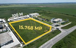 Teren cu AC pentru constructie hala industriala | Aradului - Poză 1