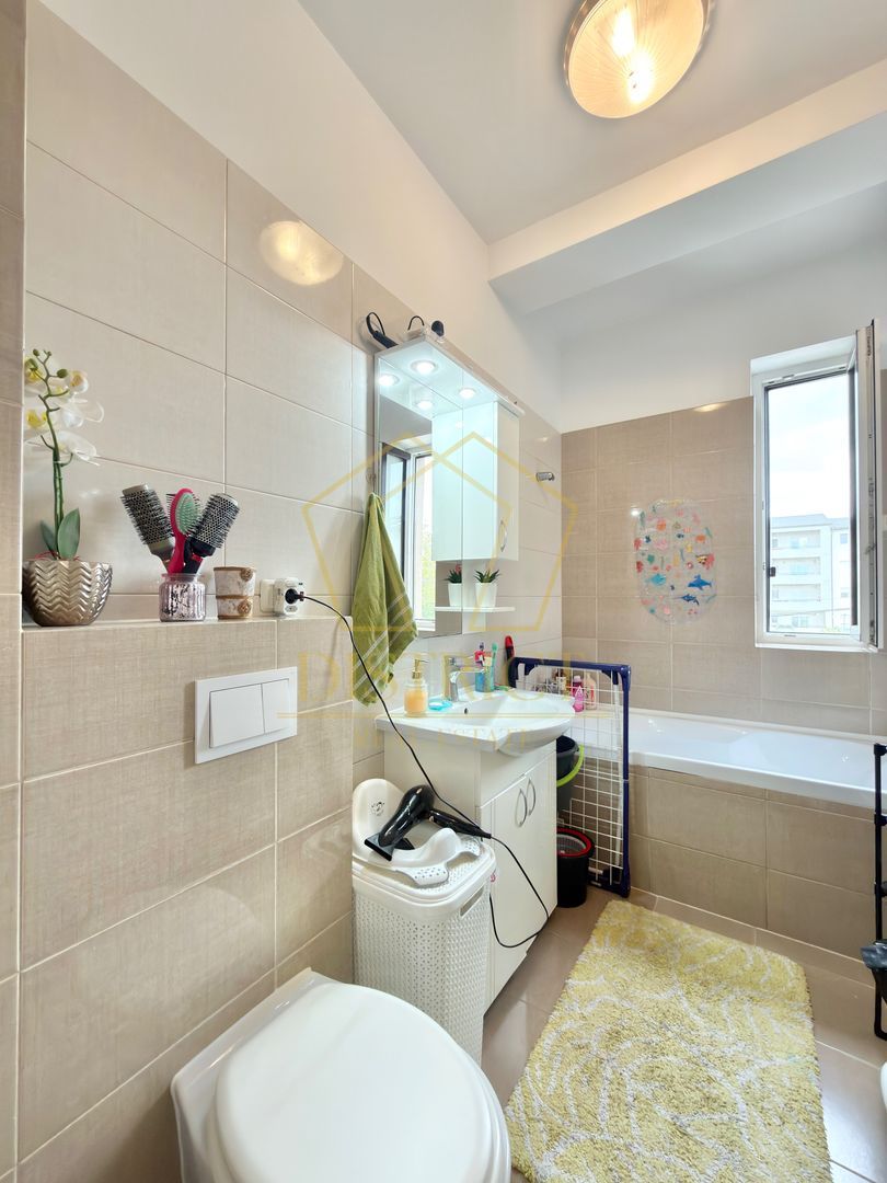 Apartament cu 2 camere mobilat la etajul 1 in Giroc langa Penny la asfalt. - Poză 7