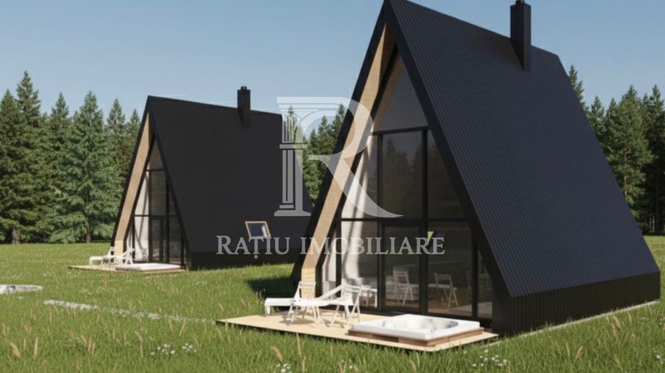 Structură A Frame modernă pentru case premium și Airbnb - 2 CAM - Poză 4