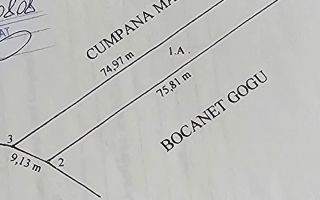 Teren intravilan de 600 mp în sat Pocreaca, cu acces la asfalt, curent și apă - Poză 1