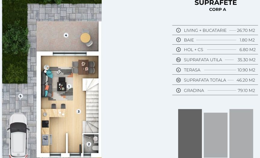 VILA TIP TRIPLEX | COMPLEX REZIDENTIAL OTOPENI - Poză 7