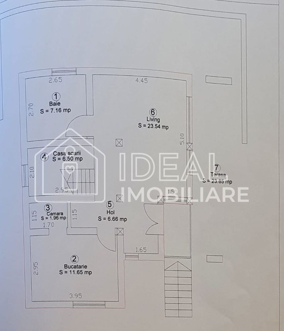 Casa Individuala Moderna cu 4 camere  si garaj, in Sura Mare - Schiță 16