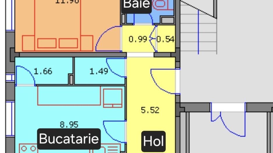2 CAMERE || DECOMANDAT || AVIATIEI - Schiță 13