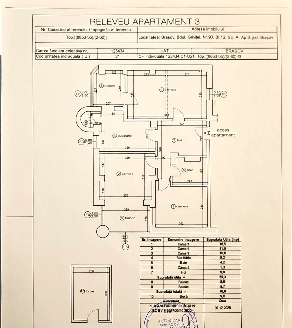 Zona Afi-Camera de comert apartament 3 camere etaj 1 - Poză 4