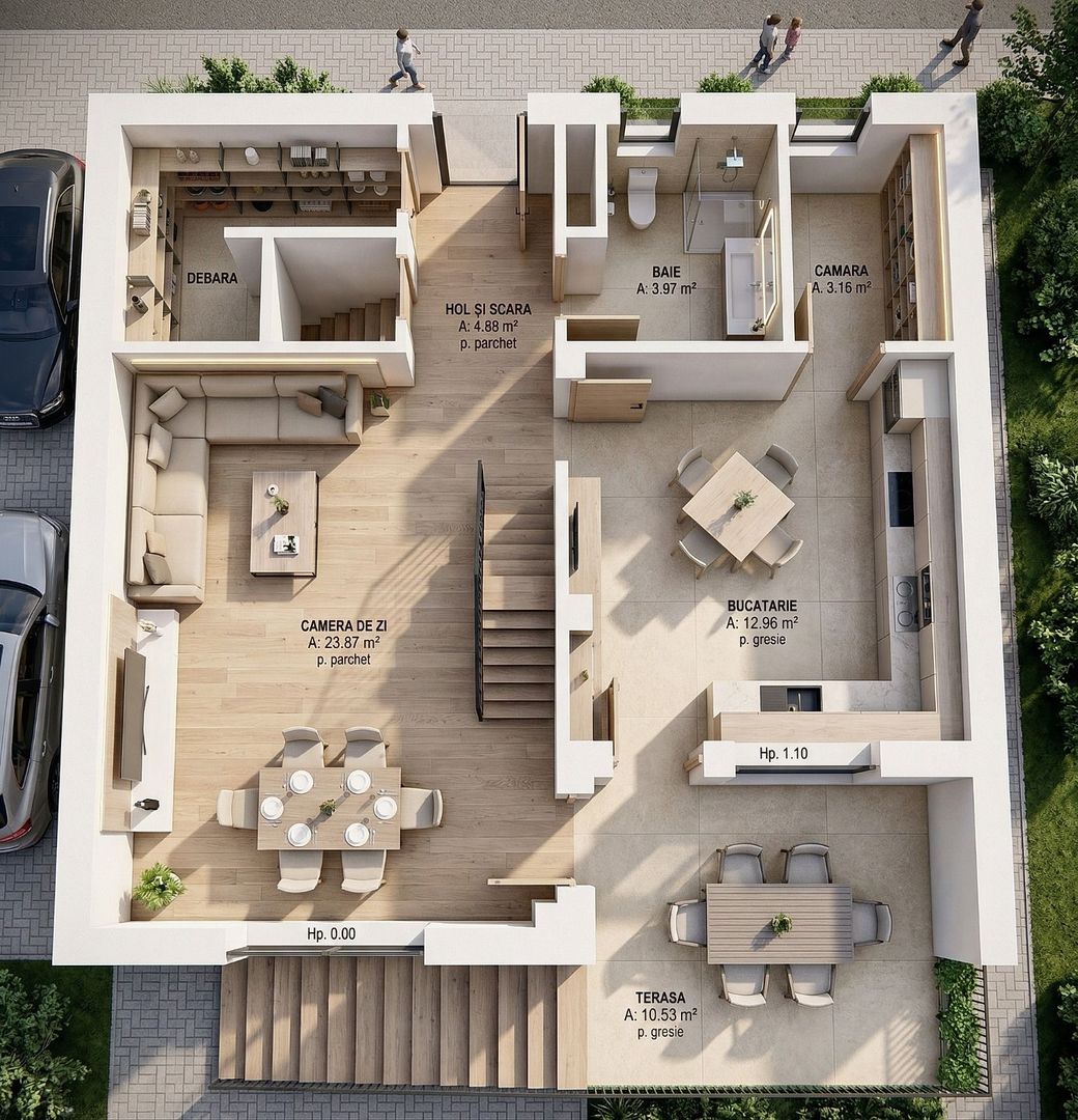 Casă individuală nouă de vânzare – Șura Mare - Sibiu - Schiță 23