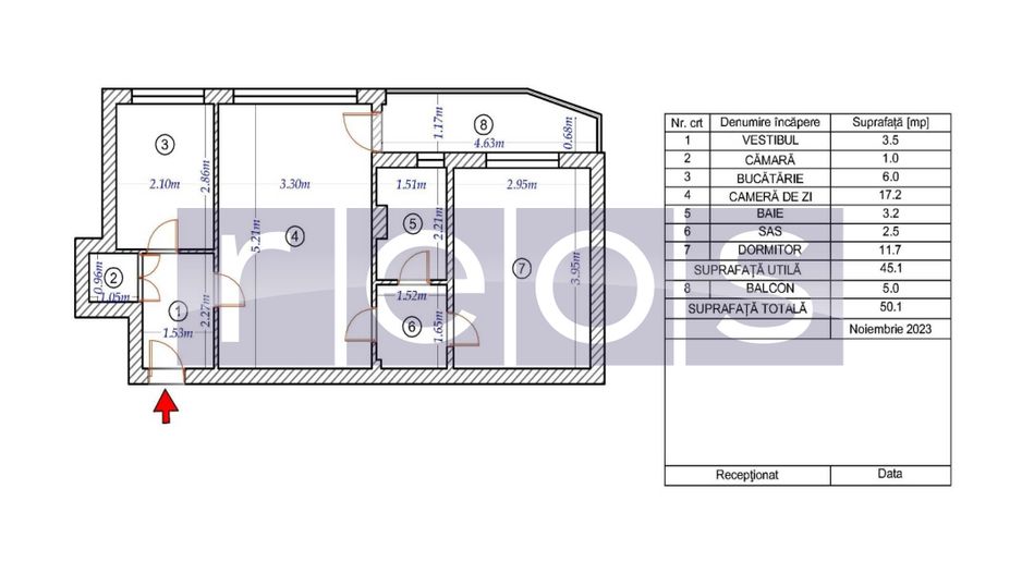 Apartament 2 camere - Teiul Doamnei-Berindei - Poză 7