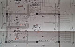 Casa la rosu– teren 706 mp – Gura Raului – vedere panoramica - Poză 6