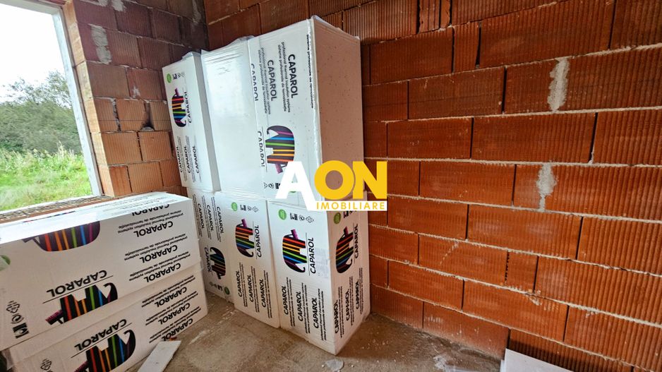 Casa nouă 123 mp utili, semifinisată, 535 mp teren, pod mansardabil - Poză 9