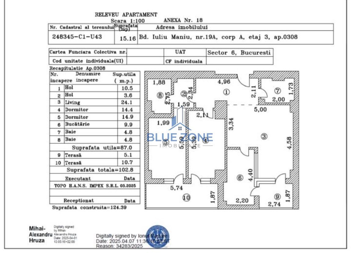Apartament 3 camere ISmart Residence Lujerului I Loc de parcare inclus - Poză 13