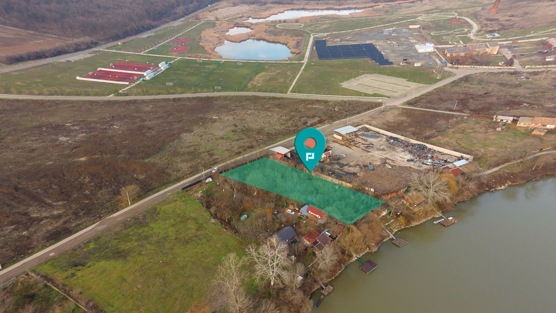 Teren intravilan 2.600 mp pe Malul Mureșului Alfa - Poză 1