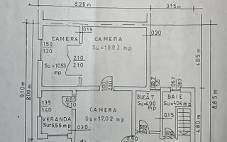 Casa P+1E+M, cu 5 camere în Cantacuzino – ideală birouri sau locuință - Schiță 52