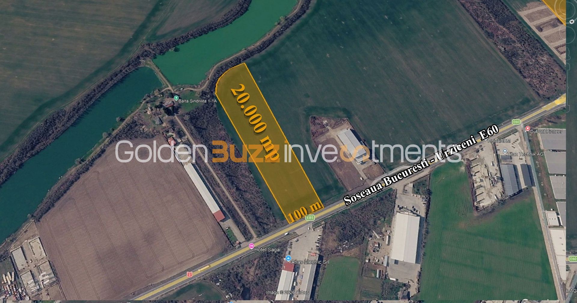 20.000 mp la DN2 Afumați – teren pentru depozit / hală /parc logistic - Schiță 3