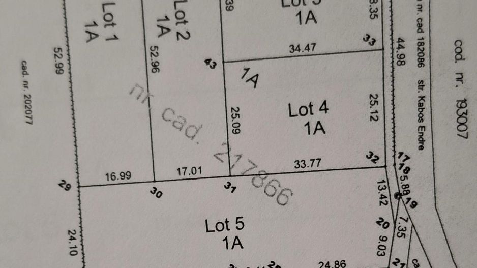 Parcele teren constructie rezidential- Podgoria- pret 78 euro/mp neg - Poză 1