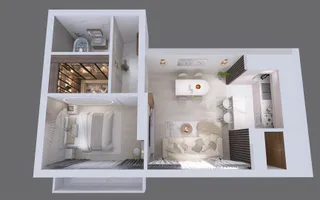Apartament de vanzare 2 camere | Bragadiru Cartierul Latin Ghencea - Poză 11