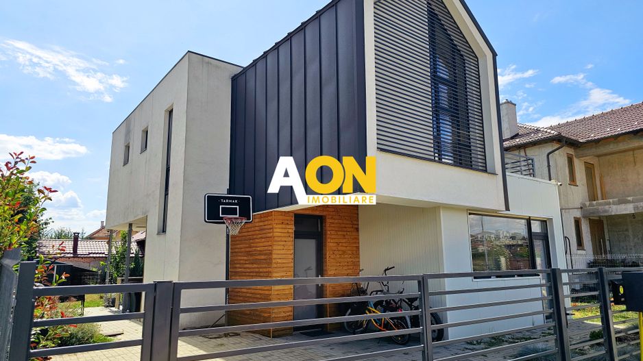 Casa moderna mobilata, utilata, 5 camere, 3 bai, 444 mp teren - Poză 1