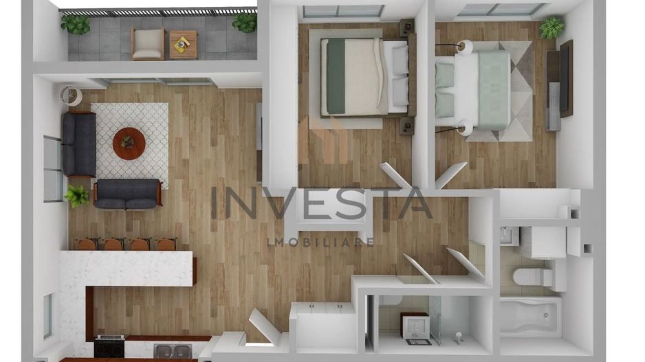 Apartament 3 camere decomandat, Constructie Premium, Andrei Muresanu! - Schiță 7