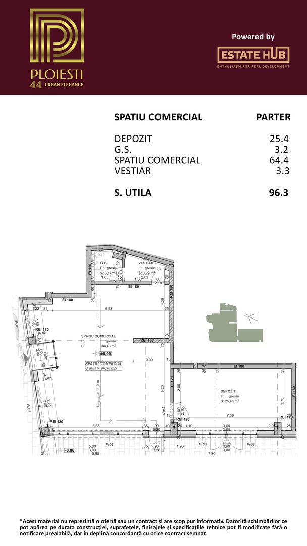 Spatiu comercial central | Ploiesti 44 | Comision 0% - Poză 4