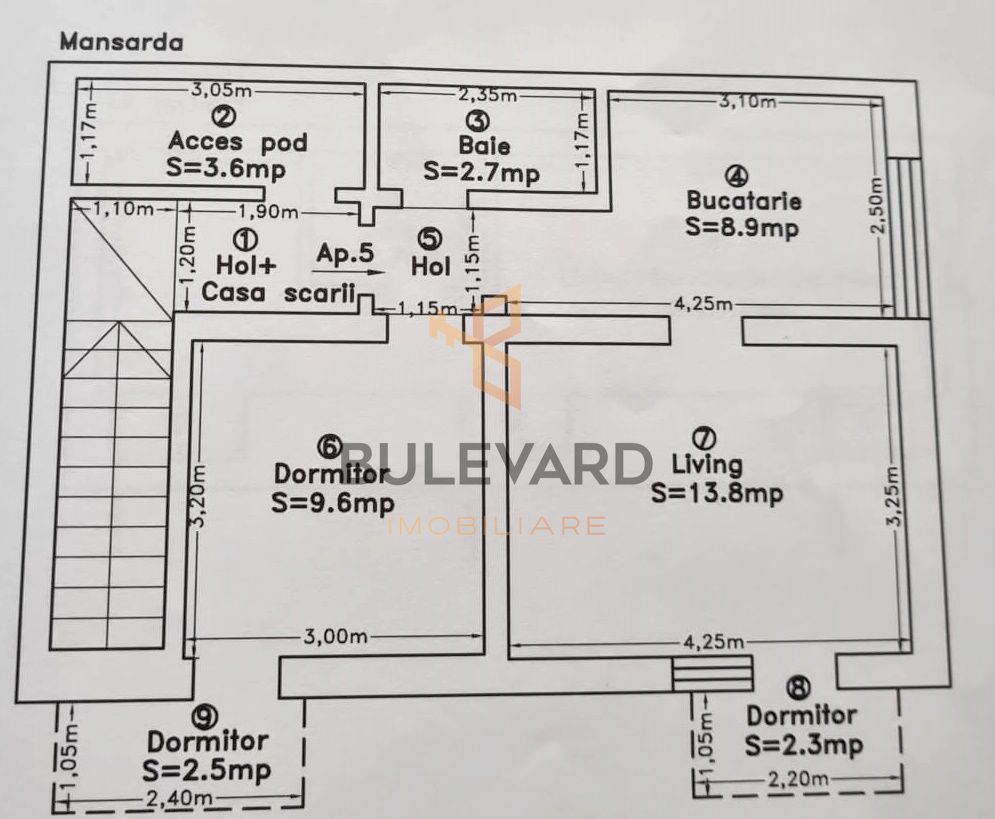 Comision 0! Casa tip vila cu 6 apartamente in zona BT Arena! - Schiță 55
