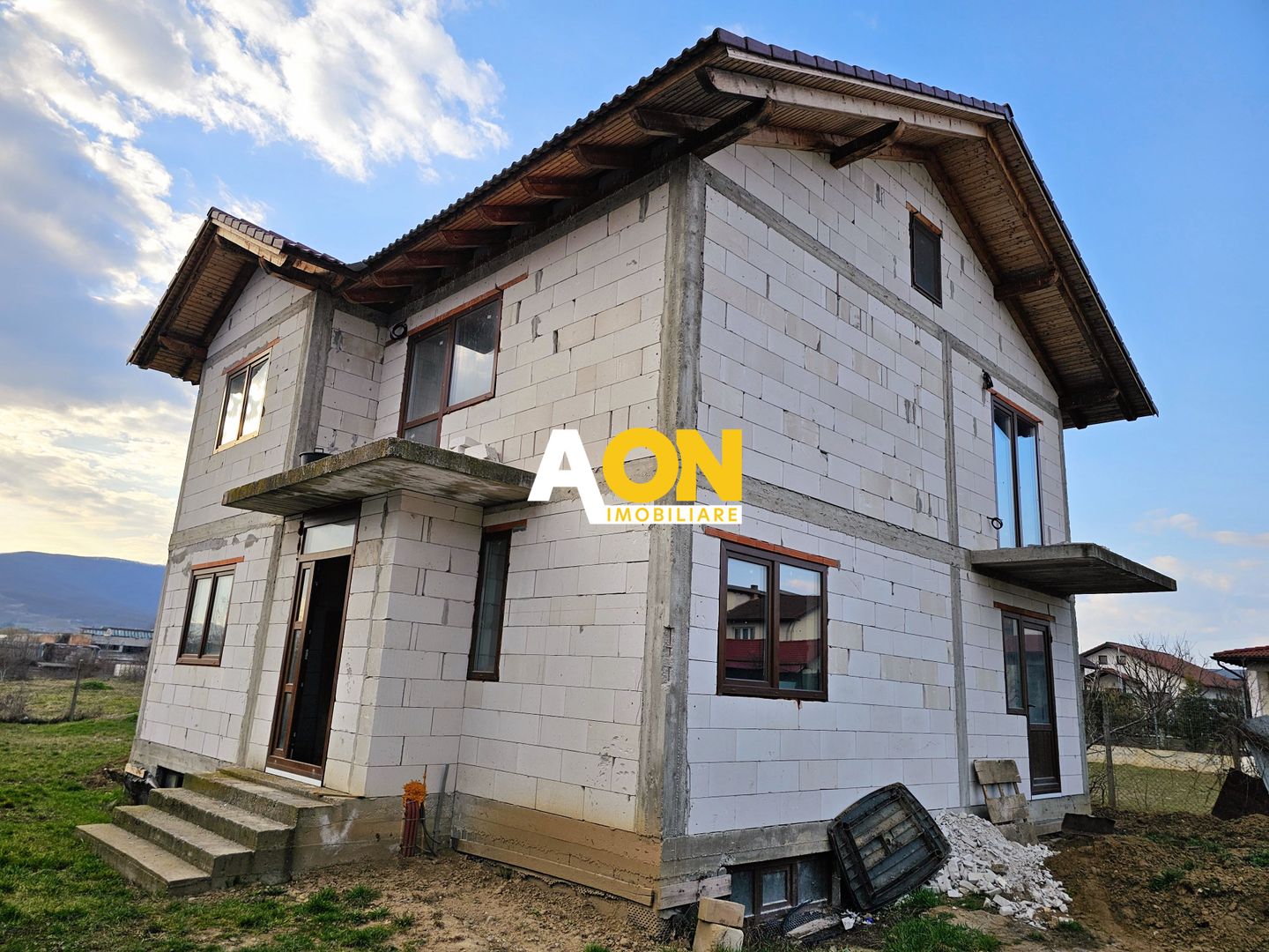 Casă S+P+1 la roșu, 5 camere, teren 500 mp, Ampoi 3, Alba Iulia - Poză 1