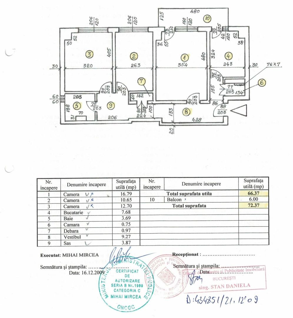 Vânzare apartament 3 camere - Victoriei - Poză 1