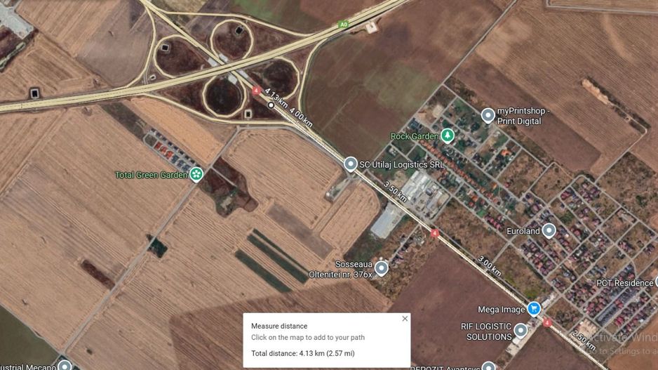 Teren 500 mp de vanzare, Frumusani - Postavari, acces rapid A0 si DNCB - Poză 2