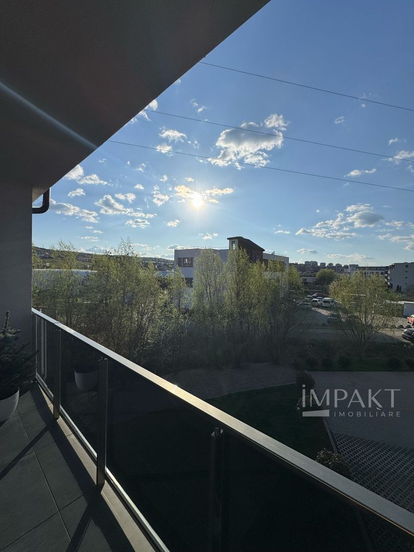 Apartament cu 2 camere, mobilat complet, complex privat - Borhanci - Poză 9