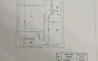 3 camere decomandat || PIPERA ROND OMV - Schiță 17