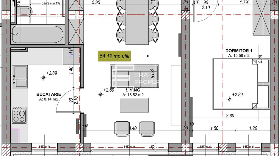 Apartament 2 camere-terasa 14 mp- intabulat- la cheie - zona Aeroport Sibiu - Schiță 10