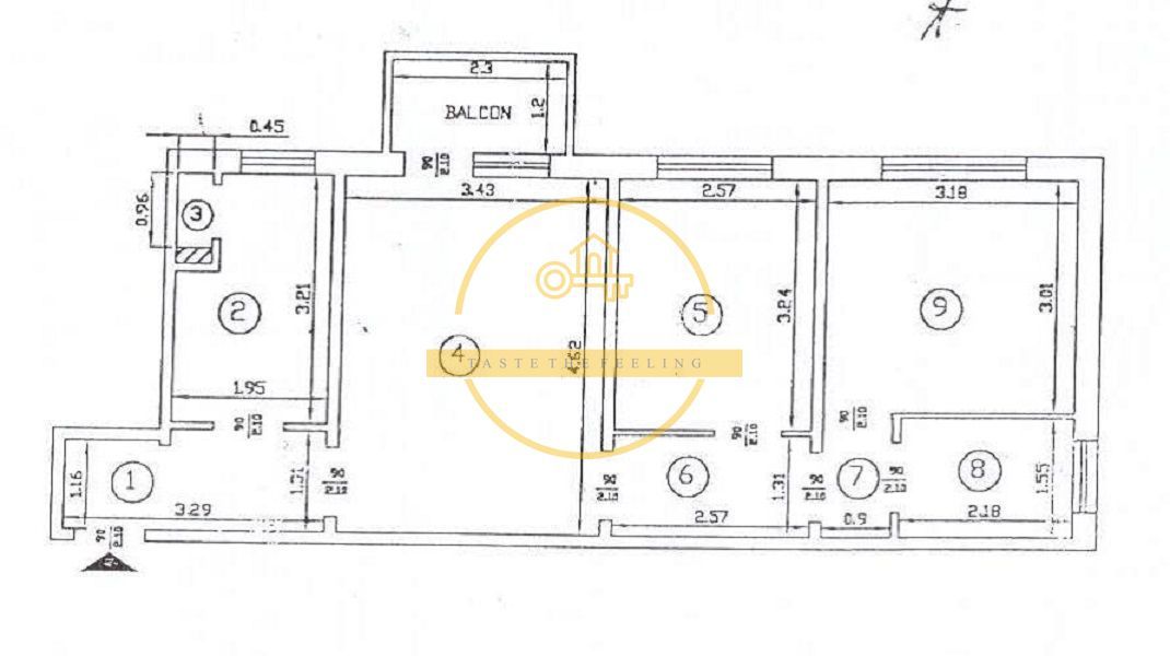 Apartament cu 3 camere / 55mp / zona Dacia - Poză 13