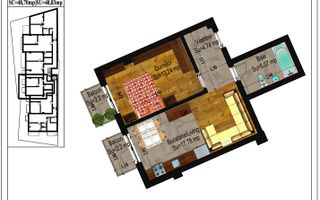 Vanzare apartament 2 camere in Traian Central Apartments, mobilat si utilat - Poză 10