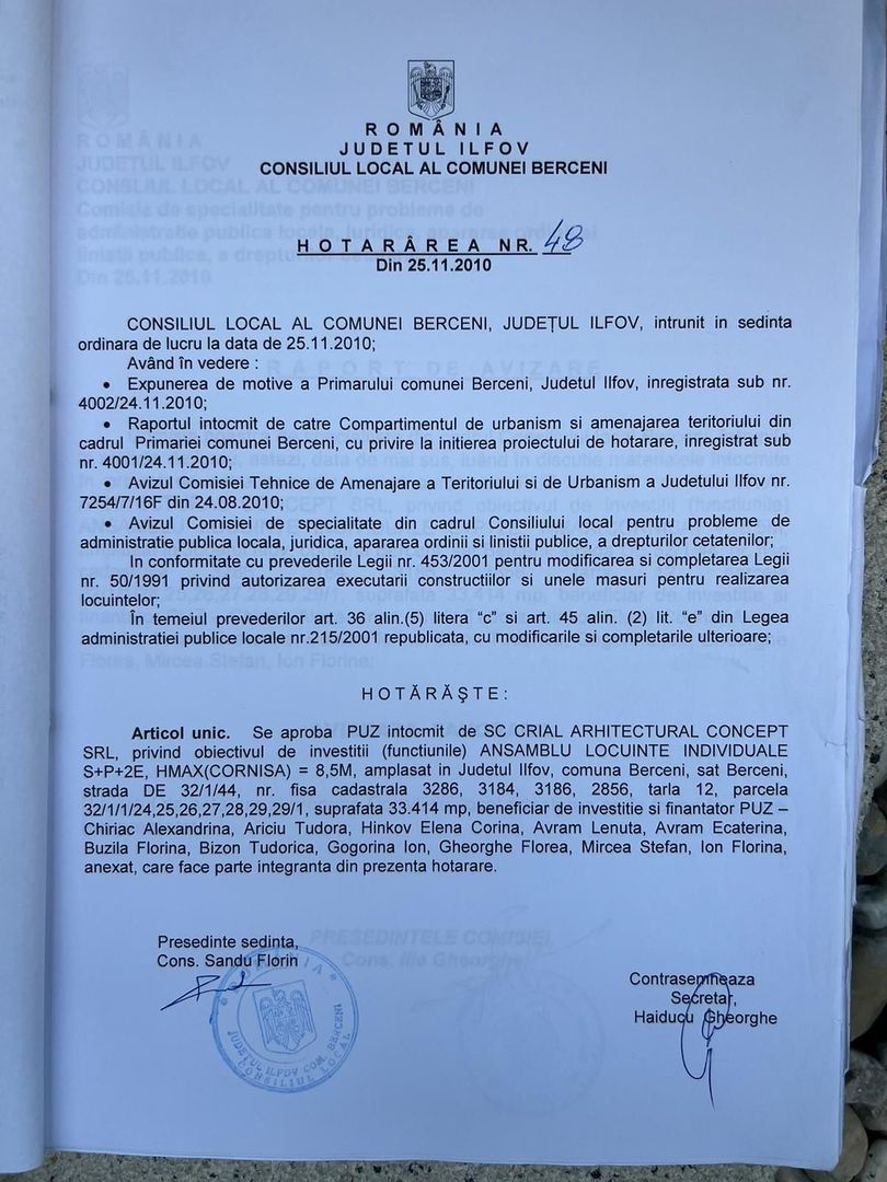 Teren com.Berceni,8600 mp,parcelat ,PUZ aprobat, pentru dezvoltatori - Poză 25