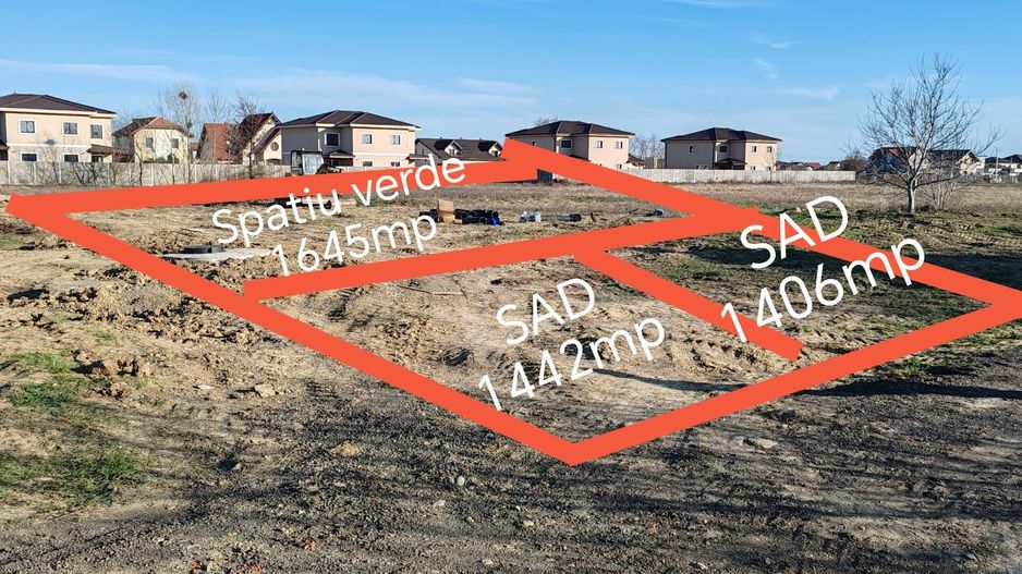 2x Terenuri SAD + 1 Spatiu Verde, Mosnita Noua - Poză 1