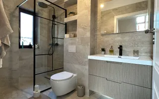 Duplex despartit prin spatiu tehnic  - teren 500mp - Poză 26