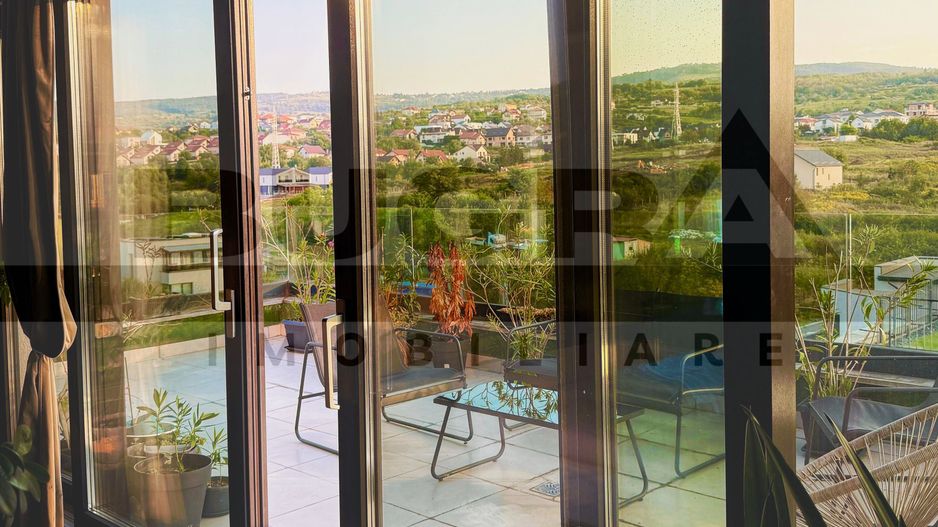 Penthouse ultrafinisat 120mp, 2 parcari, terasa 45mp, cartier Borhanci - Poză 6