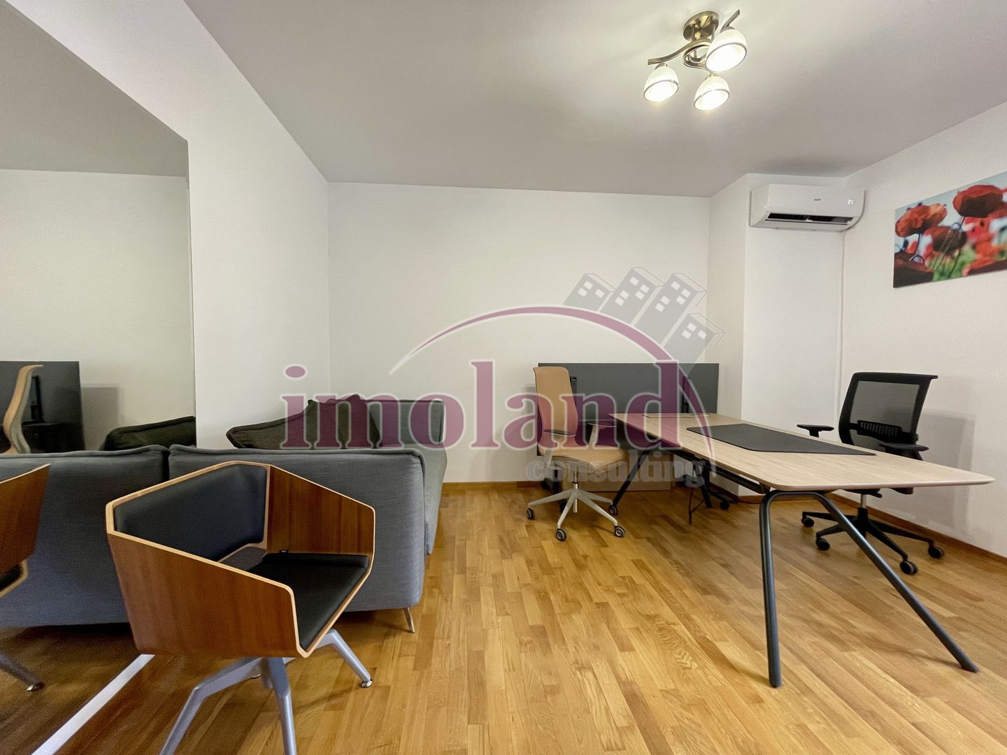 Inchiriere parter de bloc, ideal birouri | 114 mp, 3 cam si parcare | Floreasca - Poză 11