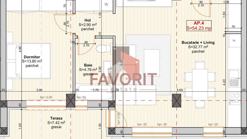 Braytim. Mobilat si utilat. Disponibil imediat. - Schiță 16