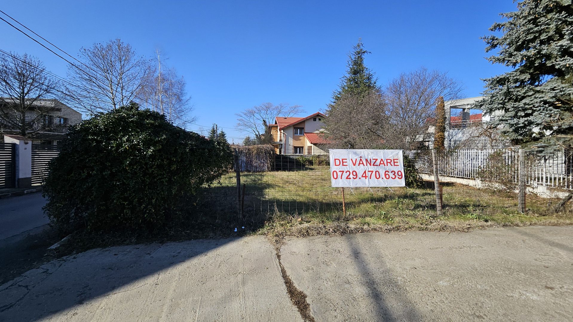 Teren intravilan 300mp, dubla deschidere, str Drumul Negru, Pipera - Poză 1