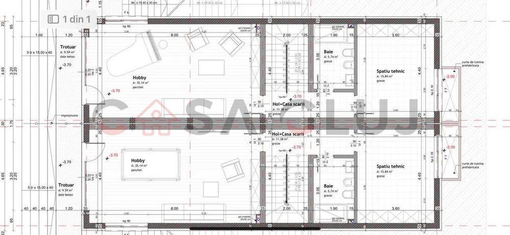Duplex semifinisat cu vedere panoramica zona Voronet! - Poză 7