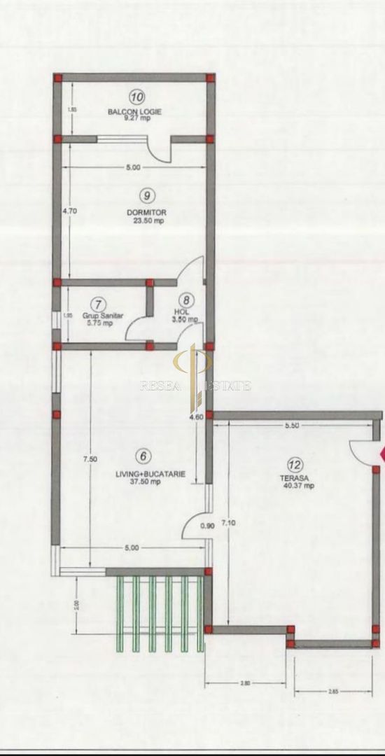 Apartament 2 camere 70mp, terasă de 40 mp – Moșnița Noua - Poză 9