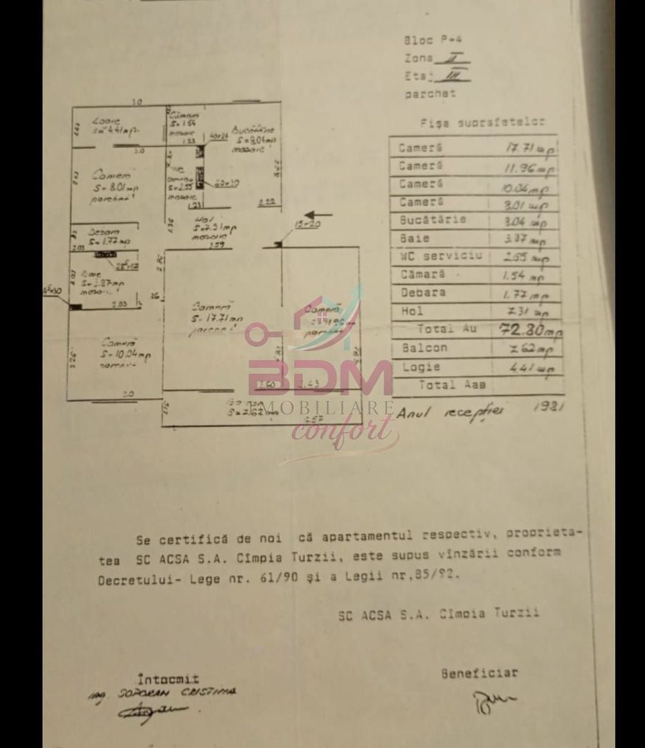 COMISION 0 | Apartament 4 camere | etaj intermediar | zona Micro 2 - Poză 9