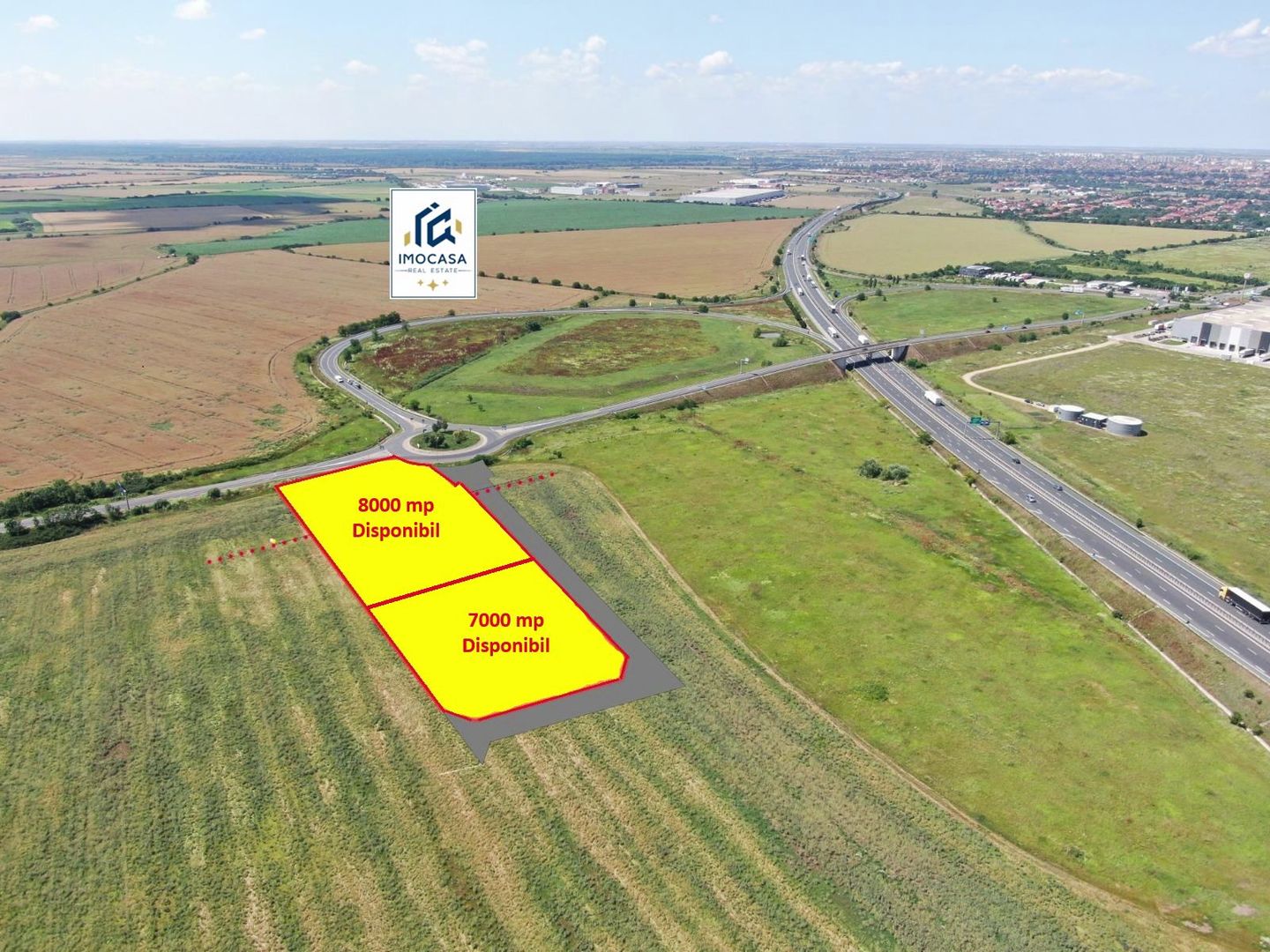 Teren intravilan cu potenzial Arad Sud, DN69, A1, Spălătorie, Service. - Poză 1