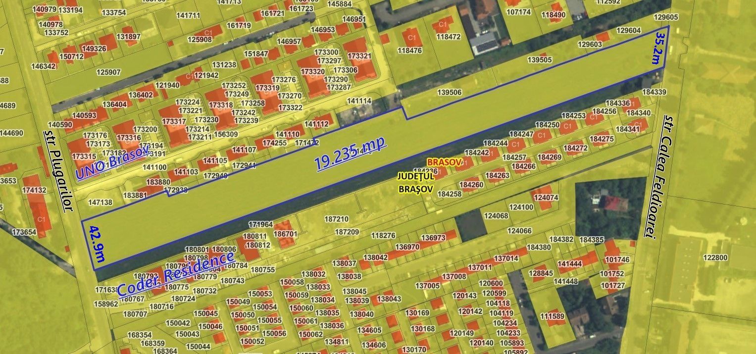 Oportunitate pentru dezvoltare imobiliara teren 19235mp in Brasov - Poză 2