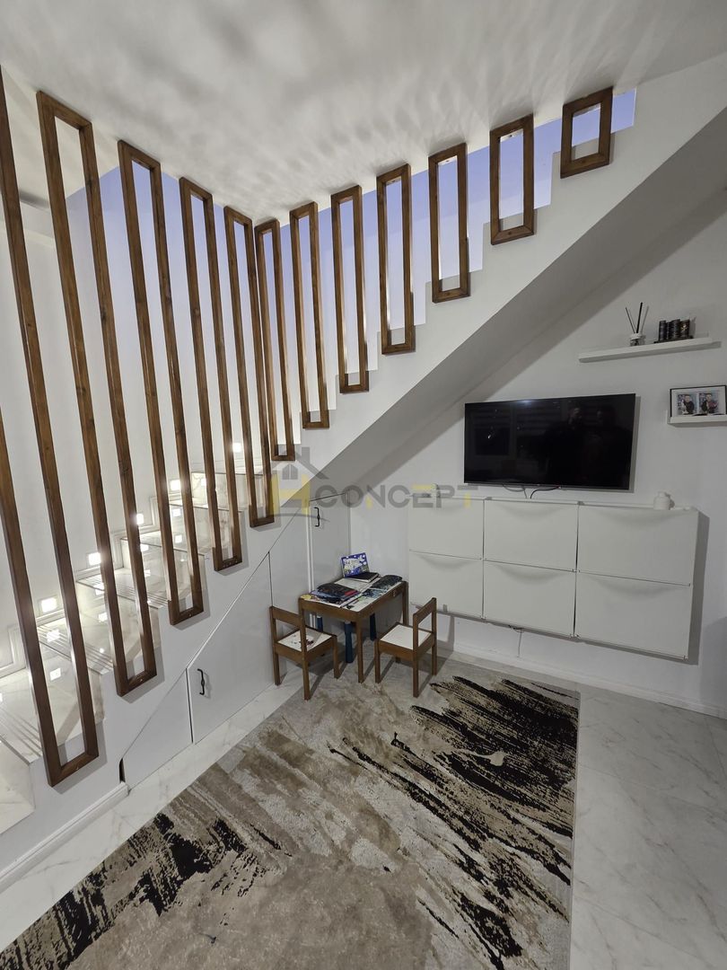 Ap 4 camere tip duplex centrala proprie mobilat utilat - Poză 4