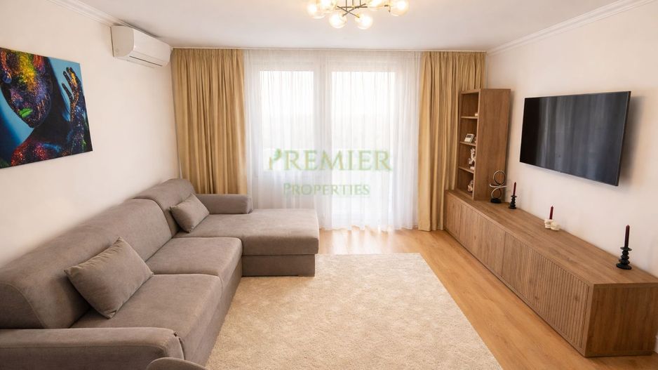 Apartament 2camere renovat complet Nerva Traian etaj 1 si 2 balcoane  sud - Poză 1