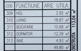 Apartament 2 camere, bloc nou, P+3, Ap.14, Et.3, Bl.5 - CP2461993 - Poză 7
