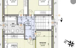 Ultima unităte disponibilă, Casă modernă 140 mp/utili, Stupini - Schiță 12