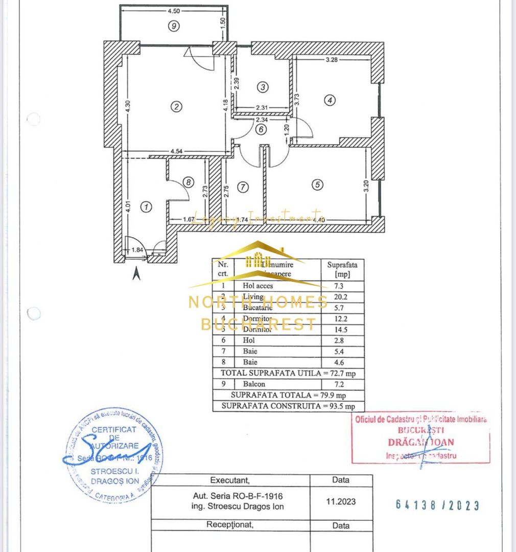 Apartament de vanzare -3 camere One Cotroceni Park-COMISION 0 - Poză 43